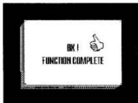 OK! FUNCTION COMPLETE