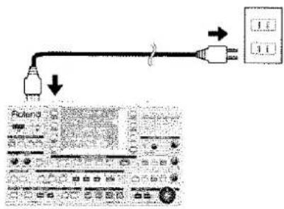 ROLAND DisCover 5M - Einschalten des DisCover 5M - 1
