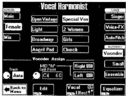 ROLAND DisCover 5M - Vocoder-Parameter - 1