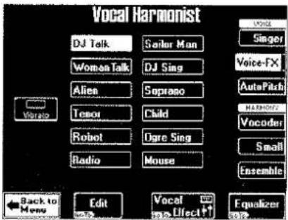 ROLAND DisCover 5M - Voice-FX-Parameter - 1