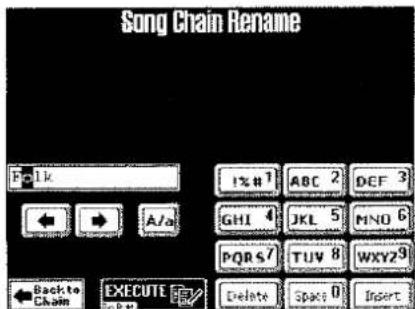 ROLAND DisCover 5M - Verwalten der Song Chains - 2