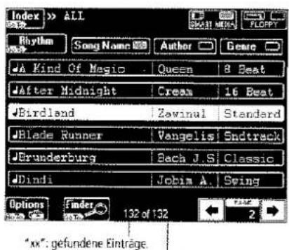 Index >> ALL Bhythm Song Name Author Genre A Kind Of Magic Queen 8 Beat After Midnight Cream 16 Beat Birdland Zavinul Standard Blade Runner Vangelis Sndtrack Brunderburg Bach J.S Classic Dindi Jobim A. Swing Options Finder 132 of 132 "xx": gefundene Einträge