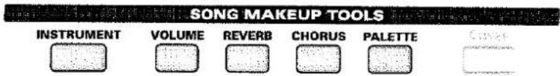 SONG MAKEUP TOOLS INSTRUMENT VOLUME REVERB CHORUS PALETTE