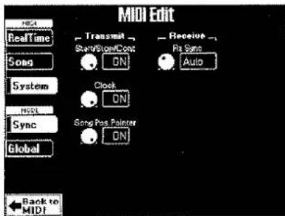 ROLAND DisCover 5M - - Sync-Parameter - 1