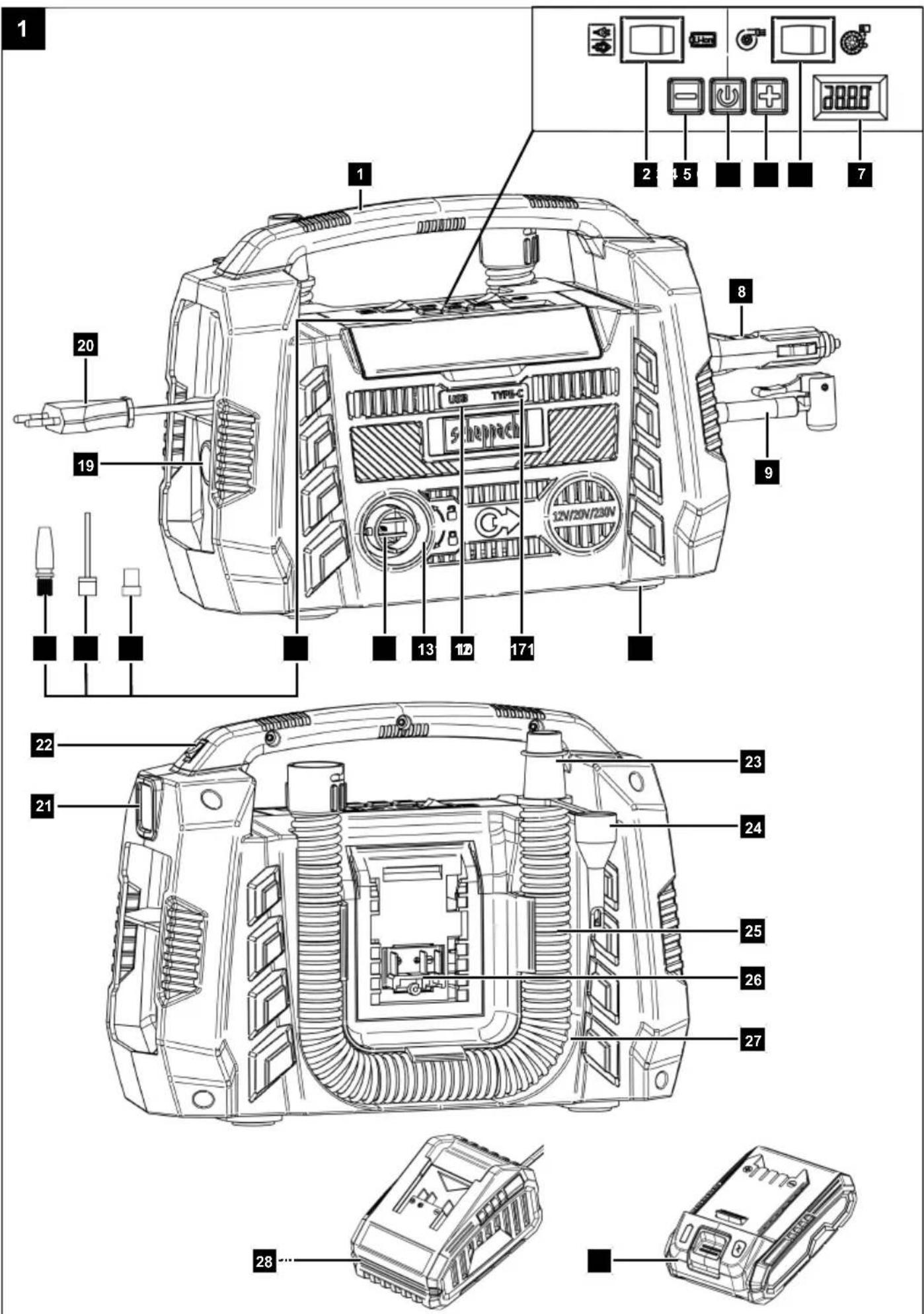 SCHEPPACH C-HYC360BE-X - 1