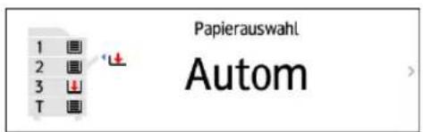 Papierauswahl Autom