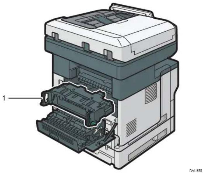 RICOH IM 350F - Innenbereich: Rückansicht - 1