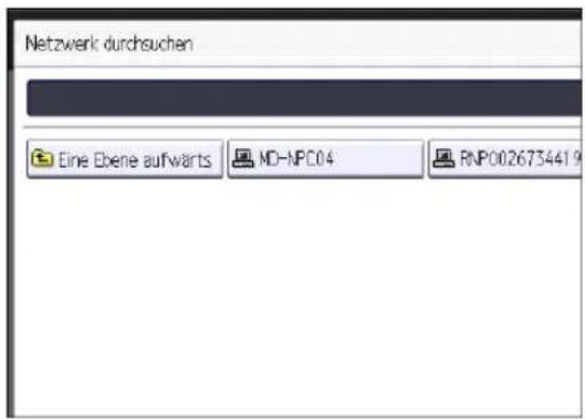 Netzwerk durchsuchen Eine Ebene aufwärts MD-NPC04 RNP002673441.9