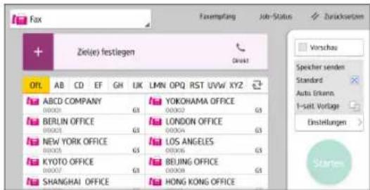 Fox Ziel(e) festiegen OPL AB CD EF GH UK LMN OPQ RST UVW XYZ ABCD COMPANY 00002 GS YOKOHAMA OFFICE 00002 GS BERLIN OFFICE 00002 GS LONDON OFFICE 00004 GS NEW YORK OFFICE 00005 GS LOS ANGELES 00006 GS KYOTO OFFICE 00007 GS BEIJING OFFICE 00008 GS SHANGHAI OFFICE HONG KONG OFFICE Vorschau Speicher senden Standard Auto Eriems 1-selt Vorlage Einstellungen Startem