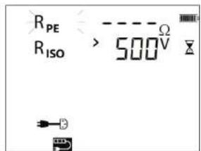 R_PE R_ISO > 500V Ω