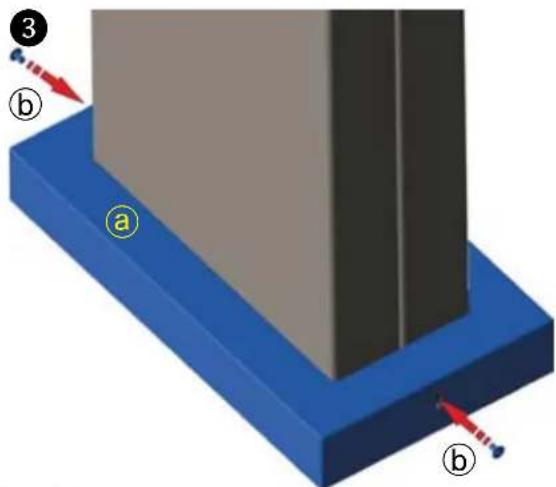 TECHNISAT TechniVolt Stele 2 - Befestigung an Fundamentverankerung - 4