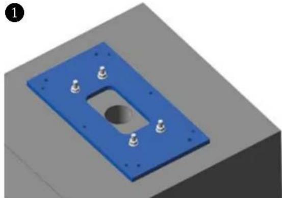 TECHNISAT TechniVolt Stele 2 - Befestigung an Fundamentverankerung - 1