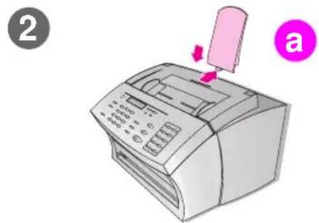 HP LaserJet 3150 - Anbringen der Halterungen - 2