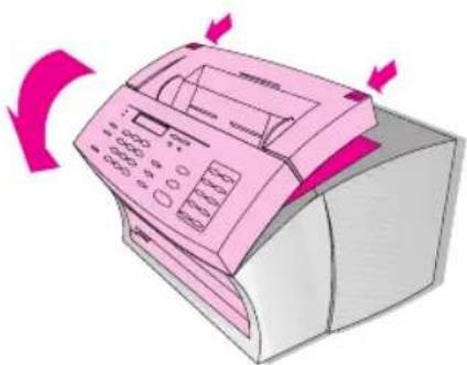 HP LaserJet 3150 - Einsetzen der Tonerpatrone - 1