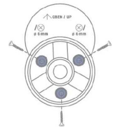 OBEN / UP Ø 6 mm Ø 6 mm