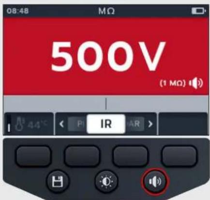 Megger EVT100 - IR-Testsequenz - 3