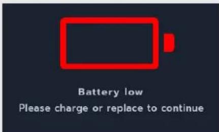 Megger EVT100 - Batterie/Akku schwach - 1