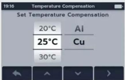 Megger EVT100 - Temperaturkompensation für Durchgang - 1