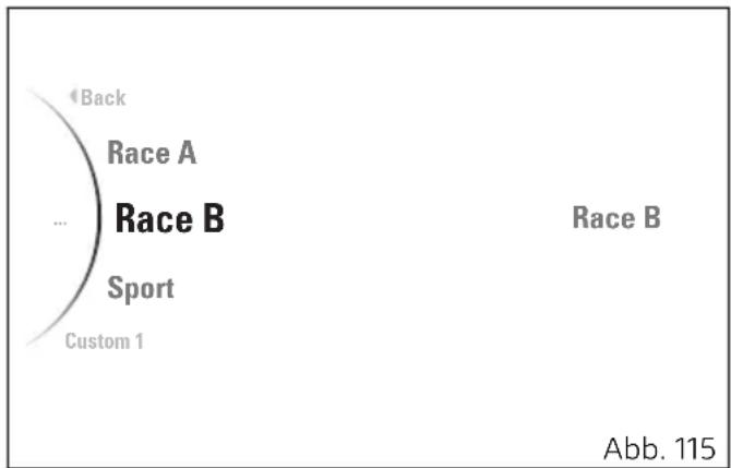 Back Race A Race B Sport Custom 1 Race B Abb. 115