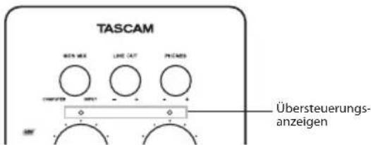 TASCAM MON MIX LINE CAT PNCAMS CHAPES ÜBERSTEUERUNGS- anzeigen