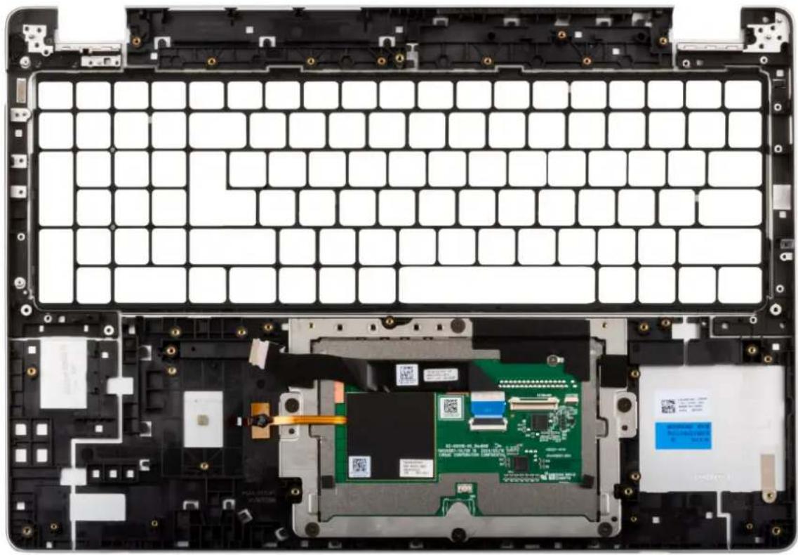 DELL Pro 16 Plus PB16255 - Abbildung 83. Entfernen der Handauflagenbaugruppe - 1
