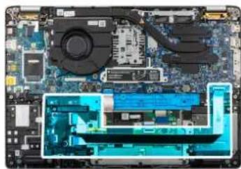 DELL Pro 16 Plus PB16255 - Einsetzen der USH-Platine - 2