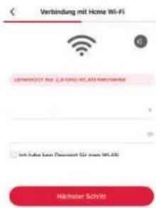 Verbindung mit Home Wi-Fi Laserless: No 2.4-600+ Wi-Fi/Networks Soh habe kein Discount SL, kein WLAN Nächster Schritt
