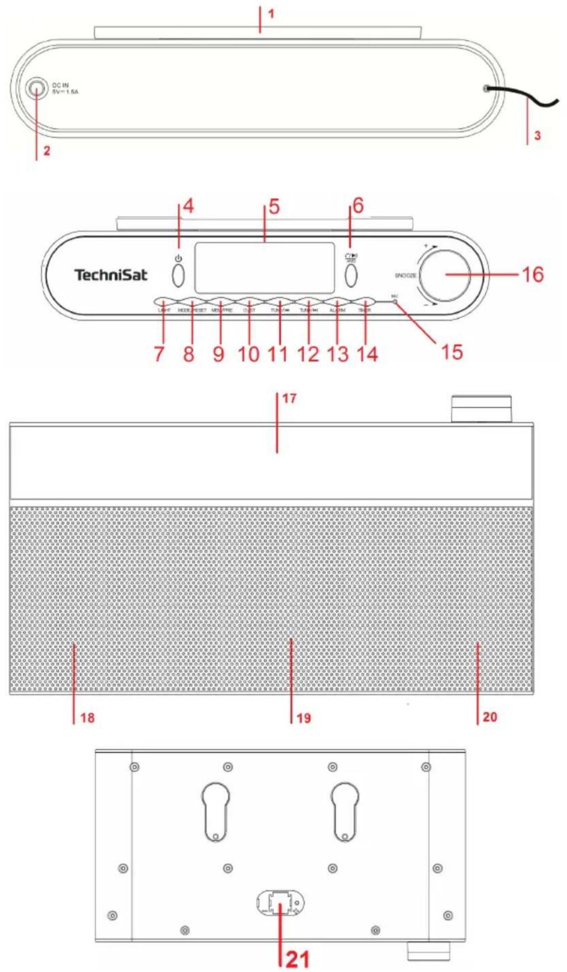 TECHNISAT VIOLA Küchenradio - 2