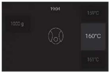 1904 159°C 1000 g 160°C 161°C