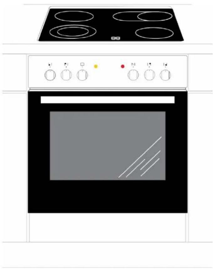 Exquisit EHE156-1UBZ - Einbaubackofen Set mit Glaskeramikkochfeld EHE156-1UBZ - 1