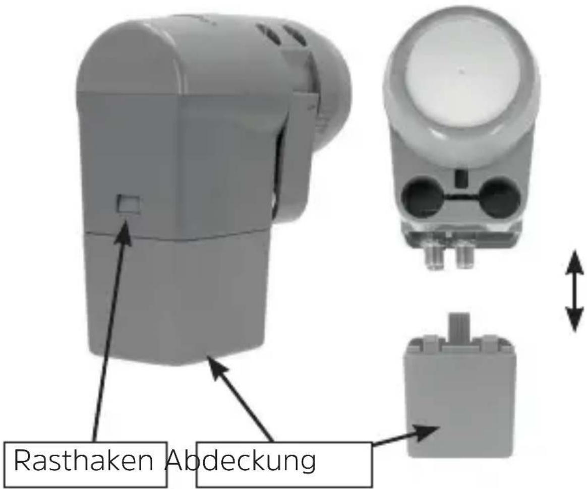 Rasthaken Abdeckung