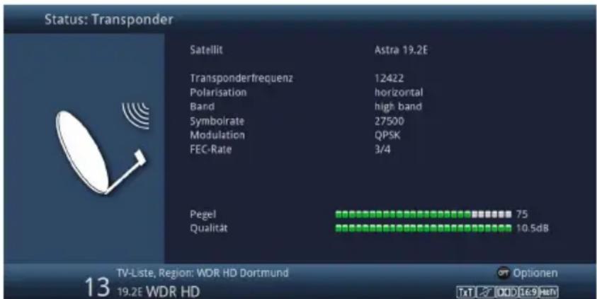 TECHNISAT TechniBox HD S3 - Transponderinfo - 1