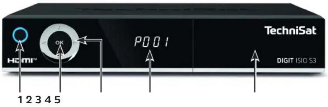 TechniSat HOMI™ OK P001 DIGIT ISIO S3 1 2 3 4 5