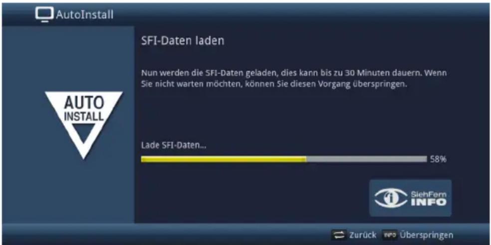 TECHNISAT TechniBox HD S3 - SFI-Daten laden - 1