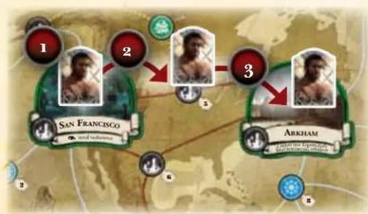 Asmodee Eldritch Horror - BEISPIEL: AKTIONSPHASE - 1