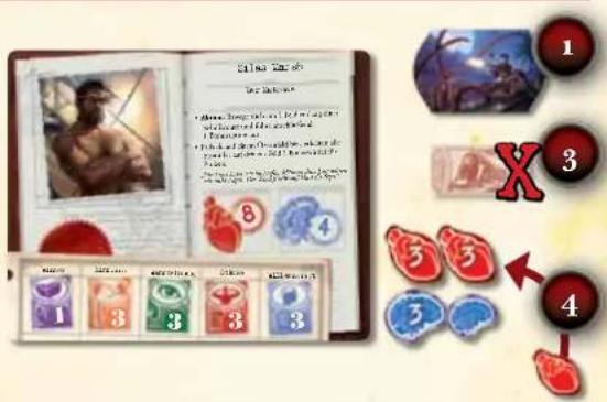 Asmodee Eldritch Horror - BEISPIEL: AKTIONSPHASE - 2