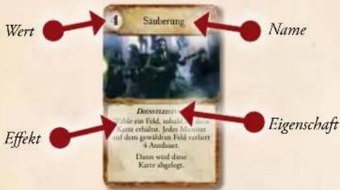 Wert 1 Sauberung Name Effekt Dewertensamt dichte ein Feld, sohlt. und Katte erhaltet. Jodes Monier auf dem gewähren Feld verhiert. 4 Ausdauer. Dann wird diese Katte abgelegt. Eigenschaft