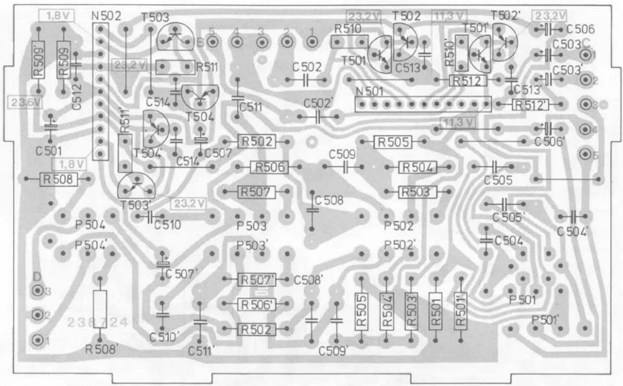 1,8V N502 T503 23,2V R509' R509 C512 23,6V C501 1,8V R508 T504' C514 R511' T504 C507 R502 R506 T503' 23,2V P504 P504' C510 P503 P503' C507' R507' C508 R502' R502 C509 R505 R504 C508 P502 P502' C504 C505 C504' D 3 2 238724 R508' C510' C511' R506' R502 C509' R504' R503 R501' R501' P501 P501'
