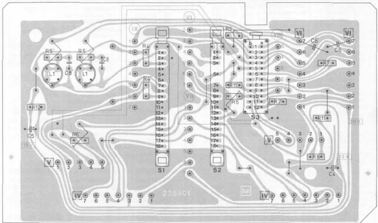 R5' L1' C8' R5 L1 R4 2 3 4 5 6 7 S1 20 V VII R6' 15 V V 1 2 3 4 5 S2 235501 Duo1 IV 7 6 5 4 3 2 1 VI VI VI' b a 1 2 3 4 5 6 7 8 9 10 11 12 13 14 15 16 17 18 R9 R11' R5 S3 VI C6' C6 R7* R7* 20 V R12 R8* C4