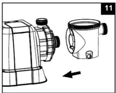 INTEX Krystal Clear SX2100 - Motor-Vorfilter Aufbauanleitung: - 2