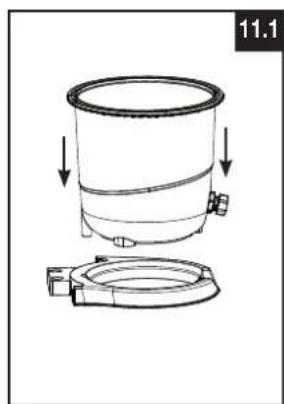 INTEX Krystal Clear SX1500 - Sandbehälter Aufbau: - 2