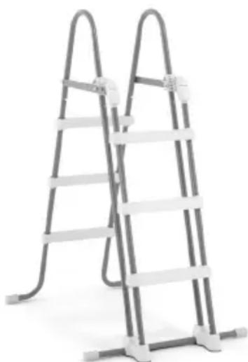 INTEX Easy Set 126166NP - Leiter mit entfernbaren Stufen Modell: 42" (107 cm) - 1