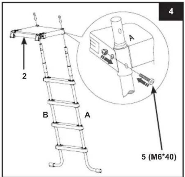 2 A B A 4 5 (M6*40)