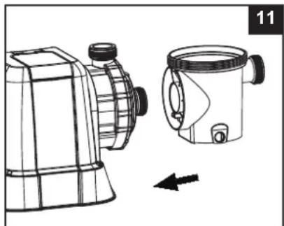 INTEX Ultra Quadra XTR 126374NP - Motor-Vorfilter Aufbauanleitung: - 2
