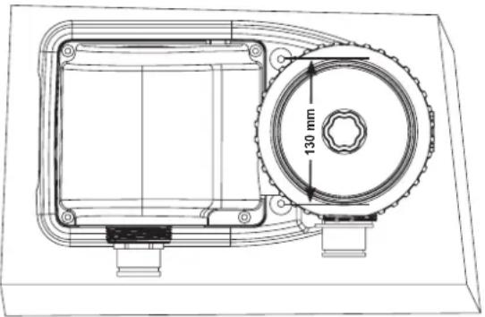 INTEX Ultra Rondo 126322GN - GEEIGNETE POSITION DER FILTERPUMPE FÜR DIE MONTAGE - 1