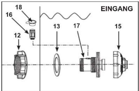 EINGANG 18 16 12 13 17 15