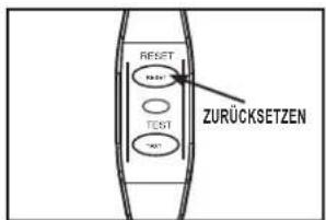 RESET TEST ZURÜCKSETZEN