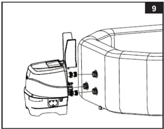 INTEX PureSpa Bubble Massage 128434 - Whirlpool Steuereinheit Installation - 1