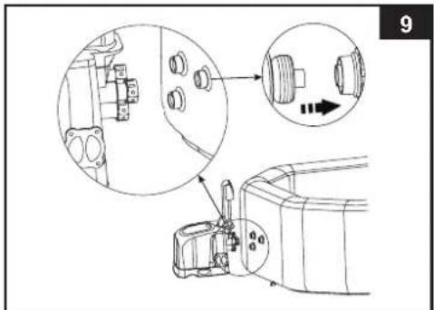 INTEX PureSpa Jet & Bubble Deluxe Octagon 128454GN - Whirlpool Steuereinheit Installation - 1