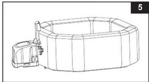 INTEX PureSpa Jet & Bubble Deluxe Octagon 128454GN - AUFBAUANLEITUNG (Fortsetzung) - 3